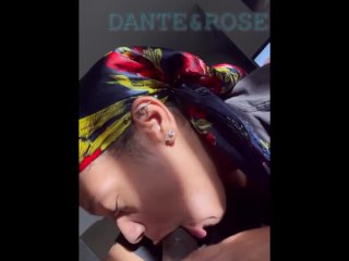 Sneaky Rose Wakes Dante_Up With Sloppy Blowjob