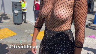Wearing A Mesh Outfit Out In Public
