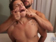 Preview 2 of Henrique bound and gagged beeing fucked by Diogo Nasser
