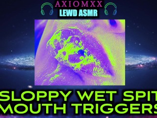 (LEWD ASMR) 10 Minutes of Sloppy Wet Spit Mouth Sounds (MOUTH SOUNDS ONLY) ASMR Tingle Triggers JOI
