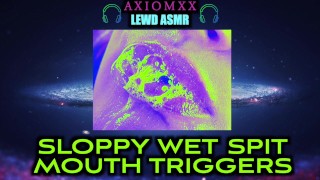 (LEWD ASMR) 10 minutes de sons de bouche de broche humide Baveuse (sons de bouche uniquement) ASMR Tingle Triggers JOI