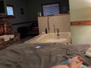 Preview 6 of Fucking me from behind and Creampied in the cabin (angle 2)
