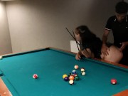 Preview 1 of I fucked my stepsister after playing some pool games - FANTASIAHARDCORESEX