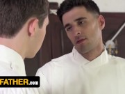 Preview 6 of Innocent Altar Boy Dakota Lovell Strips His Robe And Obeys Every Order Of Perv Bishop - YesFather