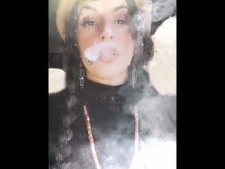 vertical video, smoking, smoking fetish, amateur, fetish