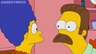 Marge x Flanders (Fazendo sexo Hot)
