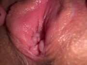 Preview 6 of Close up wide pussy spreading and dirty talk