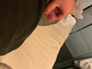 Jacking off my small dick in public