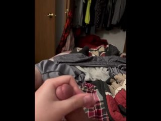 Quick close up cum