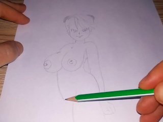 cute girl, hentai, drawn hentai, amateur
