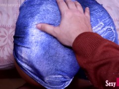 Stepbro Grinding my Big Ass in Booty Shorts