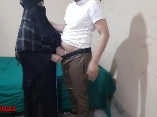 chudai, muslim hijab blowjob, anal, standing doggystyle