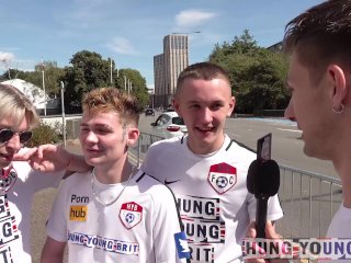 We found so many hot guys! We met this scally guy and he tried to teach us some Welsh!