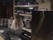 Preview 4 of Fucked the barmaid in the mouth in the toilet