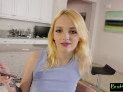 "But, Why are you jacking off on the sofa??" Kate Bloom asks her Stepbro- S9:E9 - Screenshot 2 of 16 - Reverse Cowgirl