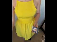 Pikachu cosplay strip tease rip and strip