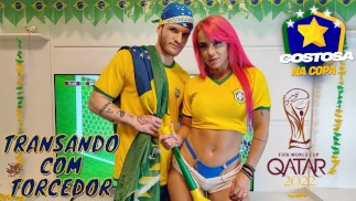 DÉBORA FANTINE - LIVE SEXY - GOSTOSA NA COPA - TRANSANDO COM TORCEDOR