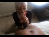 Ebony BBC Blowjob POV