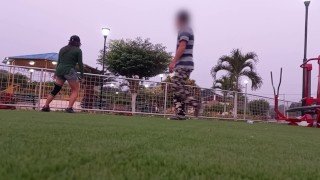 fucking very intense with unknown gym instructor that I met in the park 1