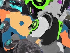 Female Protogen gets bred by Male protogen