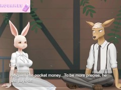 Haru's secret life Chapter #1 sexy furry bunny [Full Gallery hentai game] Beastars