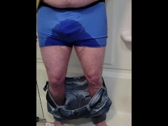 I desperately held my pee as long as I could, and then I couldn't stop pissing myself.