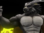 Preview 6 of Dragons Wrestle and Grow Huge Muscles Animation