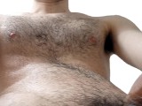 Hairy naked man