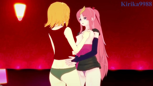 Cagalli Yula Athha and Lacus Clyne engage in intense lesbian play - Mobile Suit Gundam SEED Hentai