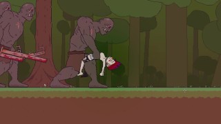 Pixel Baddy Is Bred And Brainwashed By A Massive Orc Cock