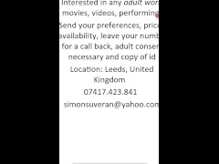 adult performers movies, handjobs în Leeds etc