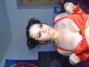 Preview 1 of Eye Candy. Fuck Me Daddy! Sexy BBW MILF in SPICY RED !