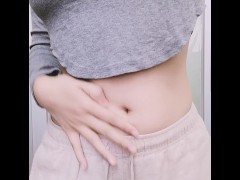 大奶亚洲大学生喜欢玩肚脐，每天都要肚脐高潮 - Screenshot 10 of 16 - Belly Button Play