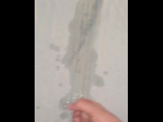 teen, vertical video, solo male, pissing