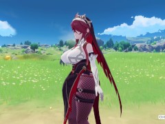Genshin Impact Rosaria Extreme Thicc Version by Tedom and XCGames Showcase