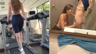Taste My Protein After Workout Fit Babe Public Sex