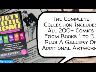 DIRTY LITTLE COMICS [book Series Trailer] Tijuana Bibles et Vintage Adult Comics Art - Jack Norton