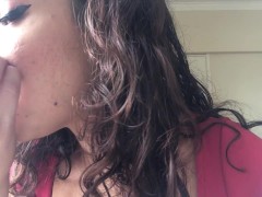 Me arrumando para gravar tiktok