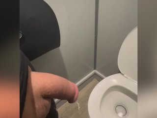 big dick, urine, pissing, public