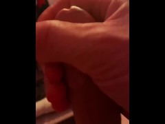 Video Strokes cock and fucks his own ass
