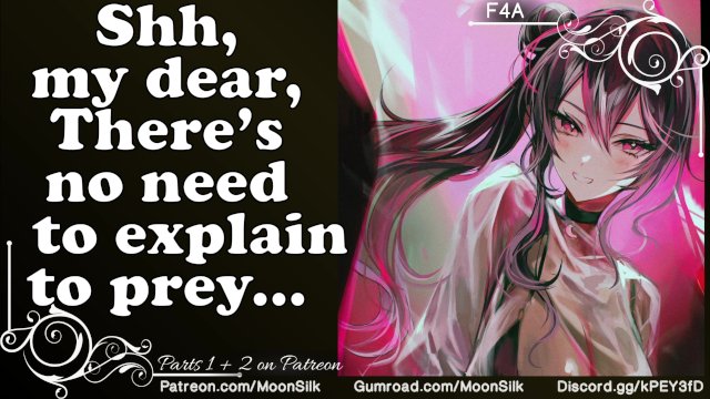 [Patreon Preview] A Vampire Pins You Down For A Meal [Parts 1 & 2] [Vampiress x Delicious Human]