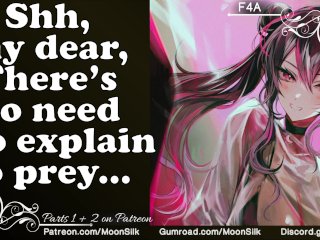 [Patreon Preview] A Vampire Pins You Down For A Meal [Parts 1 & 2] [Vampiress x Delicious Human]