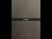 Preview 1 of 18 year old German Girl gets Cumshot on Snapchat