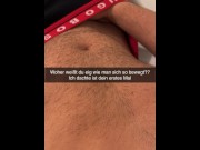 Preview 3 of 18 year old German Girl gets Cumshot on Snapchat