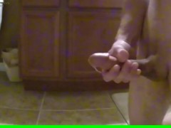 Powerful long distance cum shot