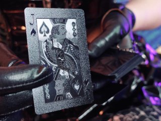 card game, domination, femdom, Arya Grander