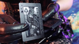 How Long Will You Be In Mistress Arya Grander's Chastity Card Game