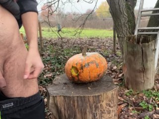 Adventskalender 14 Kürbis Ficken und auf ihn Abspritzen