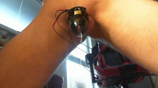 Electro Chastity riem op penis