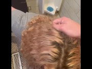 Preview 2 of Redhead gets fucked in KC night club bathroom